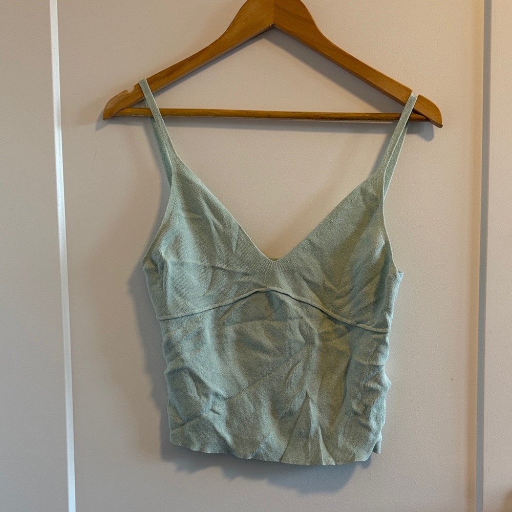 Elegant Mint Green Camisole Top
